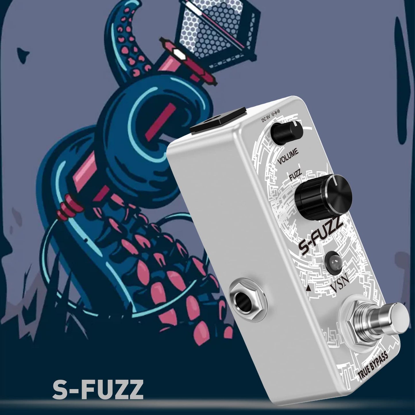 VSN Delay Slow Hand Effect Guitar Pedal for Digital Pedals Electric Guitar Slow Gear Effects Pedal Ture Bypass Mini Size …