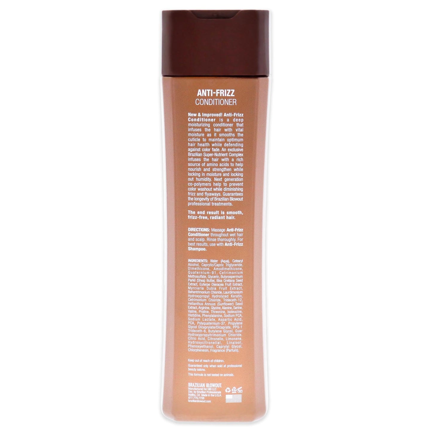 Brazilian Blowout Acai Anti-Frizz Conditioner for Unisex Conditioner 12 oz