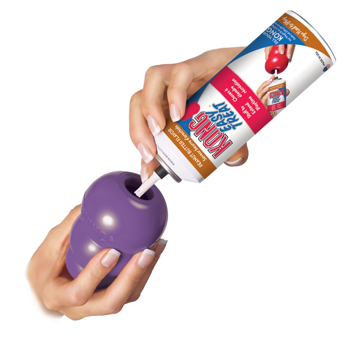 KONG Juguete para Perros más Viejos, pequeño, Morado