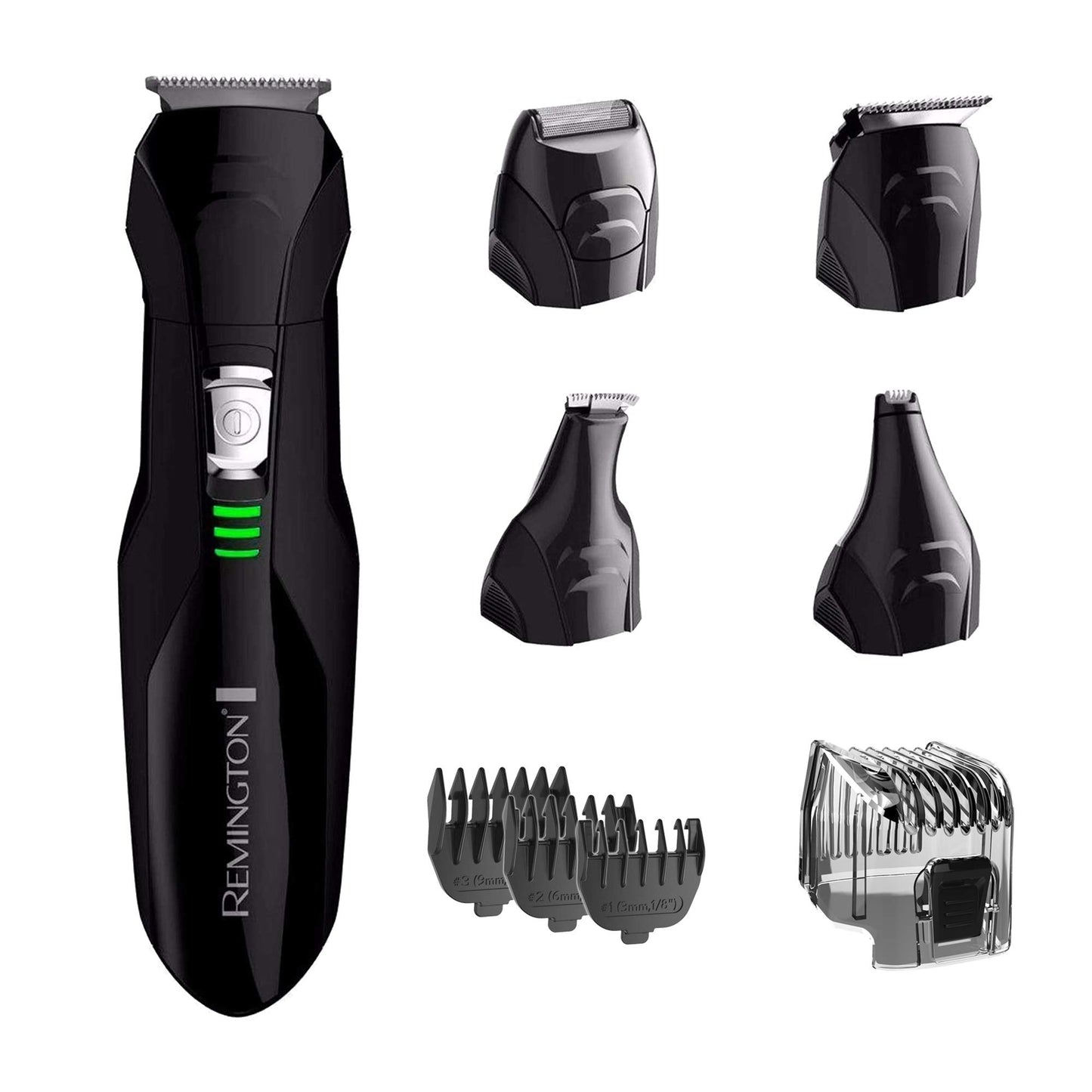 Remington Recortadora recargable para barba, bigote, nariz y oidos, pg6020b Negro