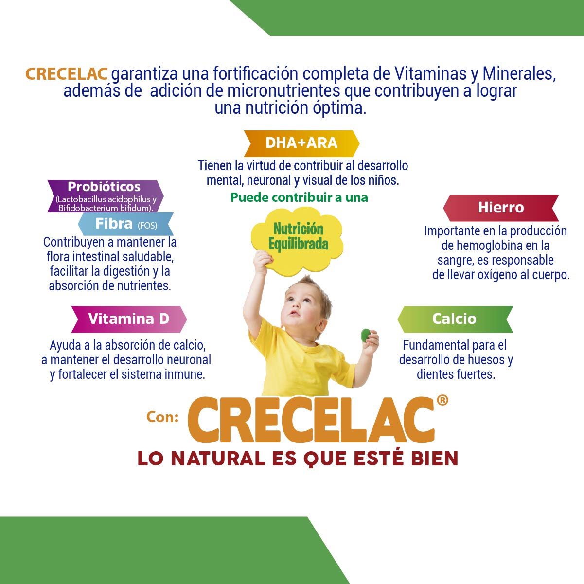 Fórmula Crecelac Firstep 1-3 Años (800gr)