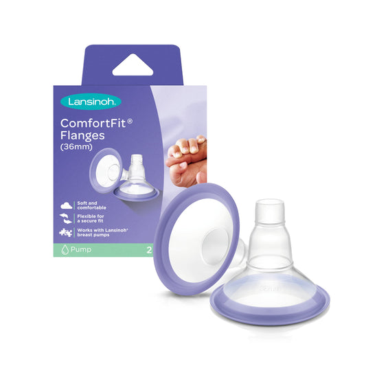 Lansinoh ComfortFit Bridas para extractor de leche, 2 unidades, 36 mm