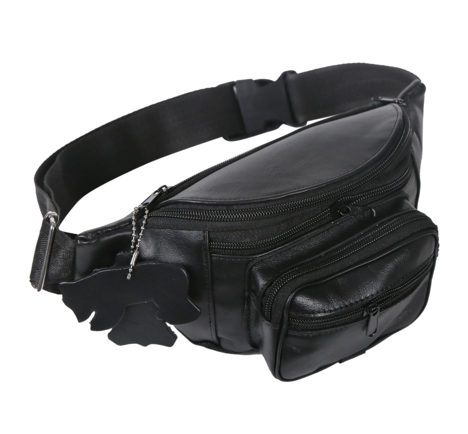 Cangurera de Viaje de Piel Original para Hombre y Mujer