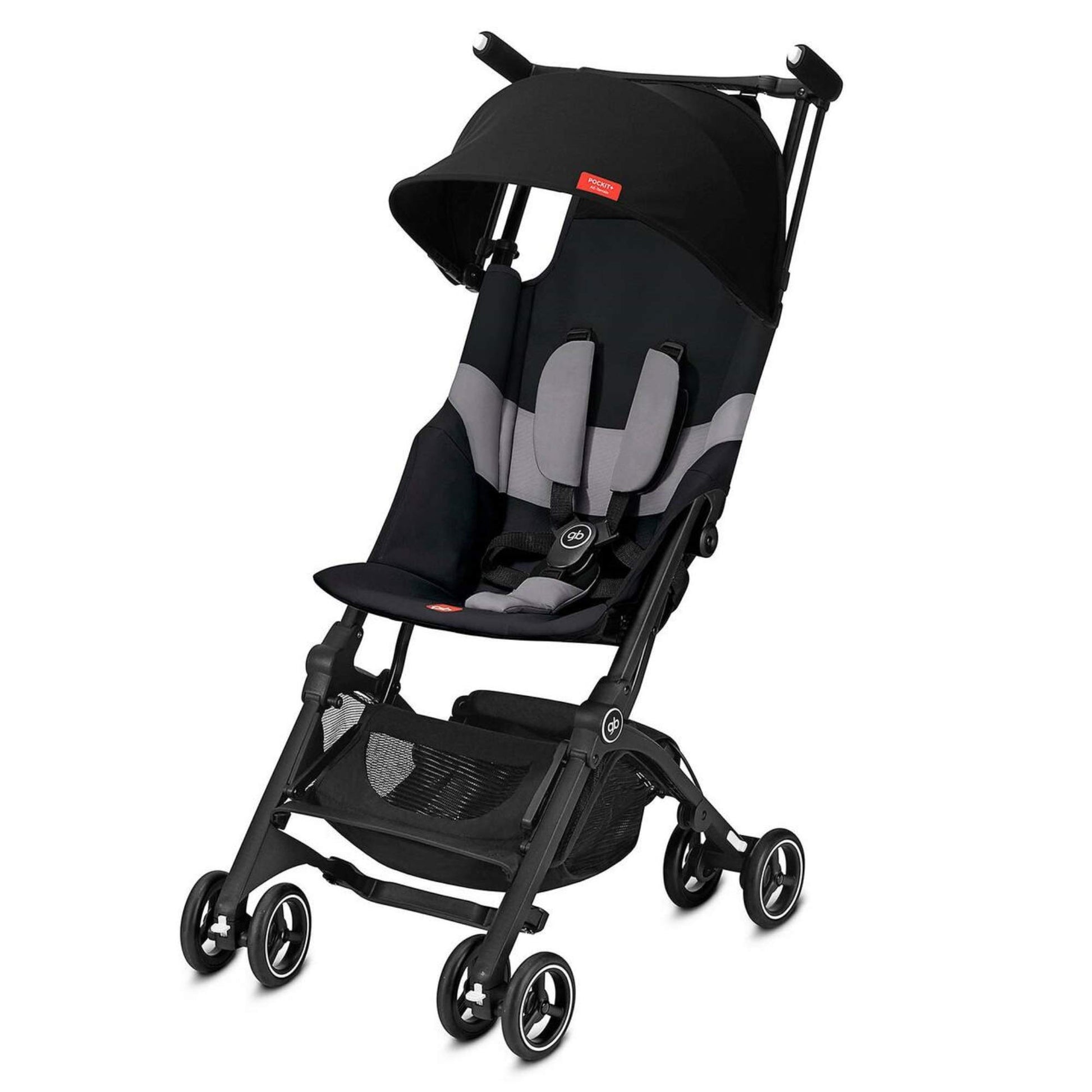 Gb Pockit + All Terrain, Estándar, Terciopelo Negro, Paquete De 1 Count