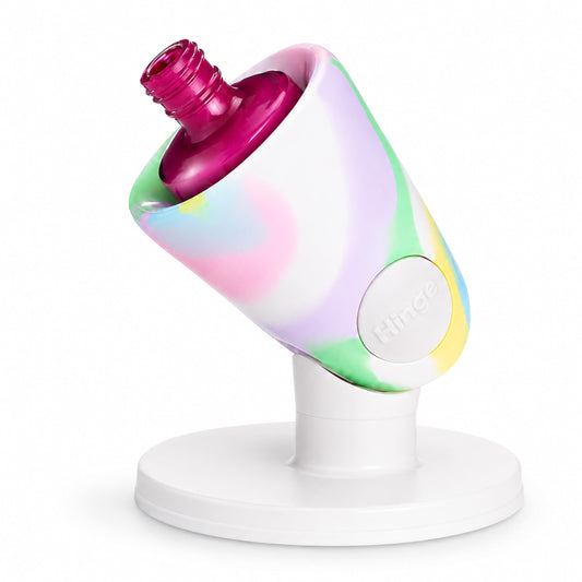 tweexy - Soporte para botella de esmalte de uñas sin inclinar, soporte para esmalte de uñas antiderrames, inclinado, succión de Smartgrip Airlock | pintura de uñas, herramientas de arte de uñas