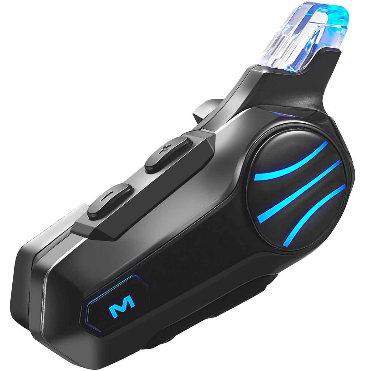 Auriculares Bluetooth RideHaven Negro con Cancelación de Ruido para Casco de Motocicleta