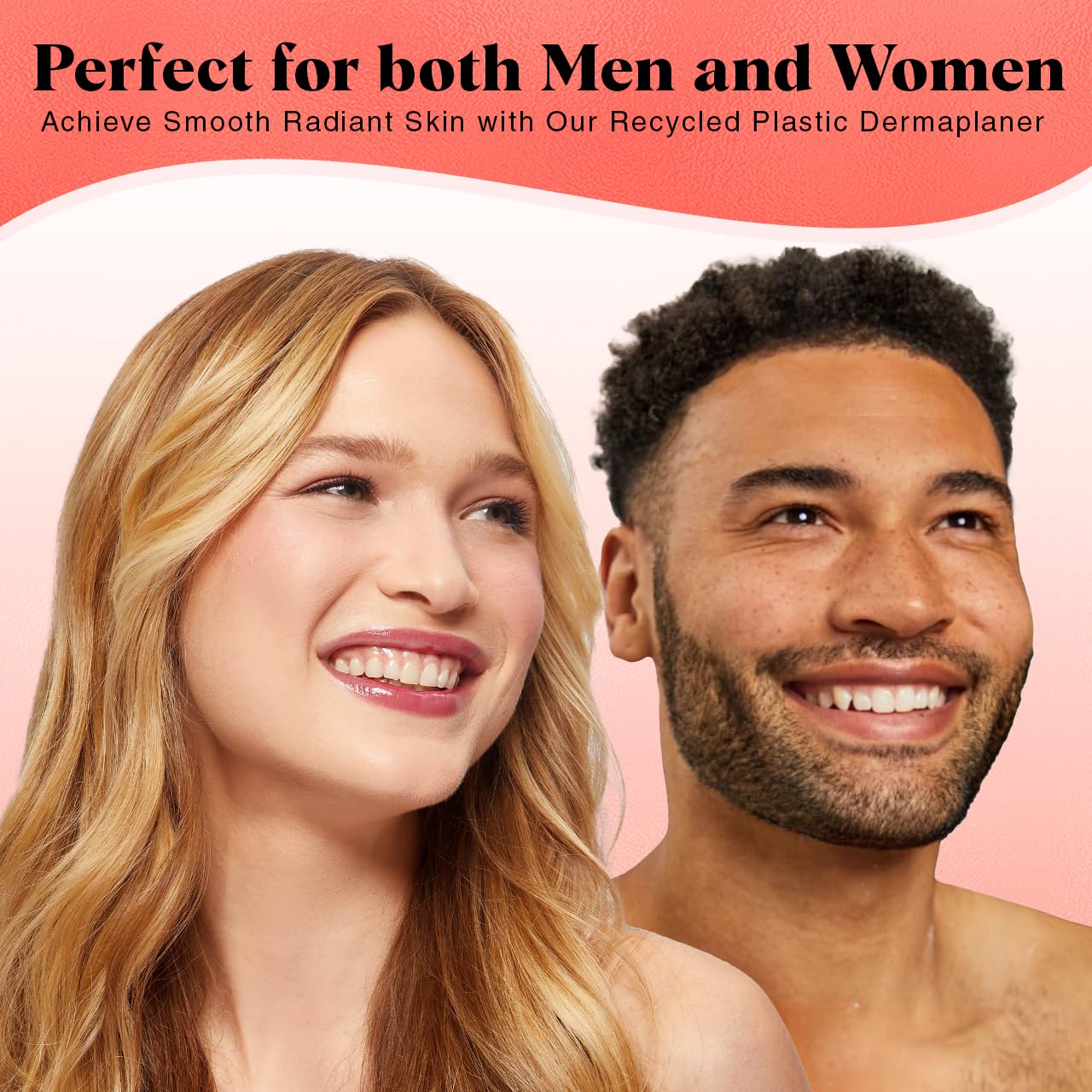 Kitsch- Herramienta de dermaplaning: afeitadoras faciales para mujeres y hombres, recortadora de cejas y afeitadora facial, depilación facial, afeitadoras faciales para mujeres y hombres, afeitadora D