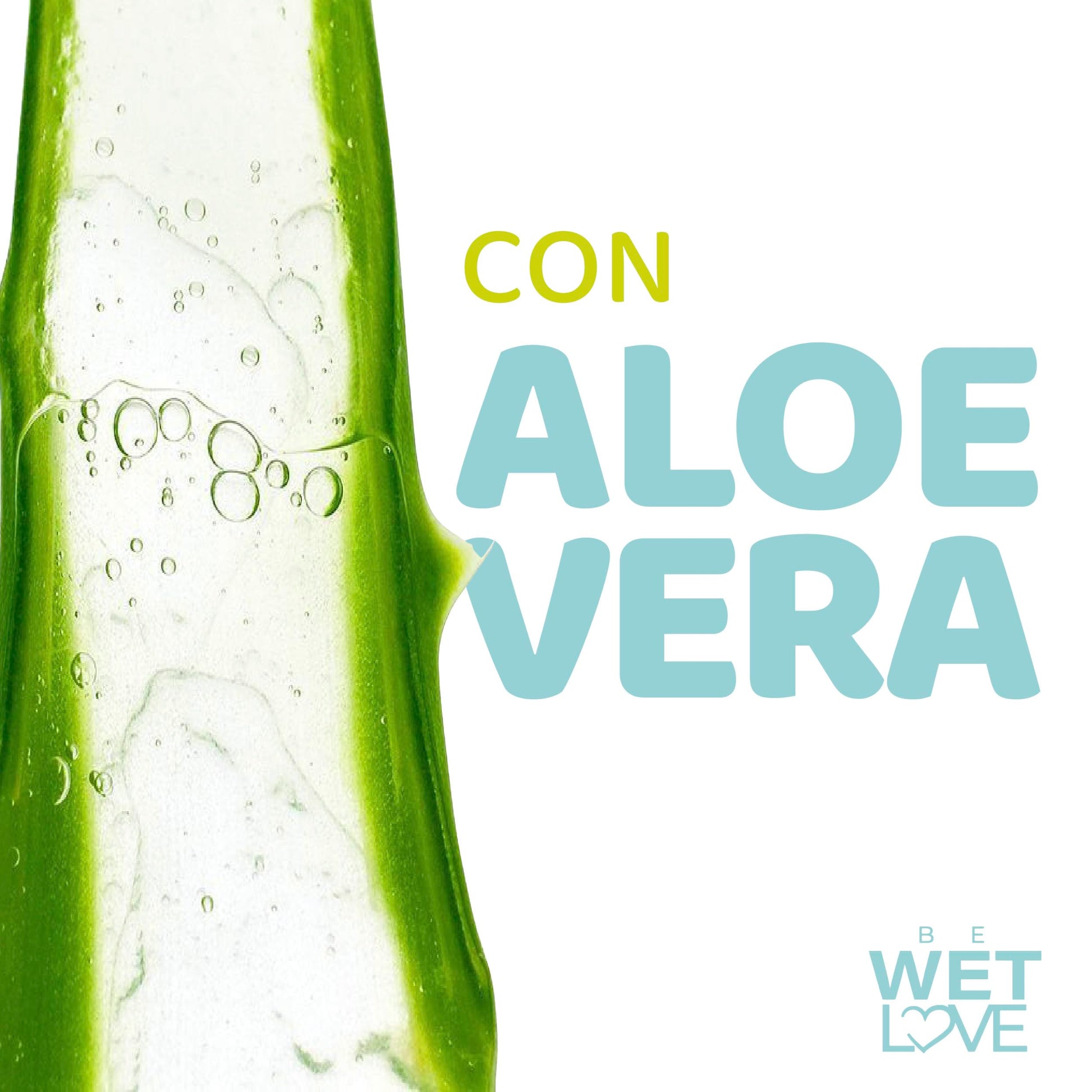 Lubricante Íntimo Be Wetlove Base de Agua con Aloe Vera, sin Olor, 500 ml