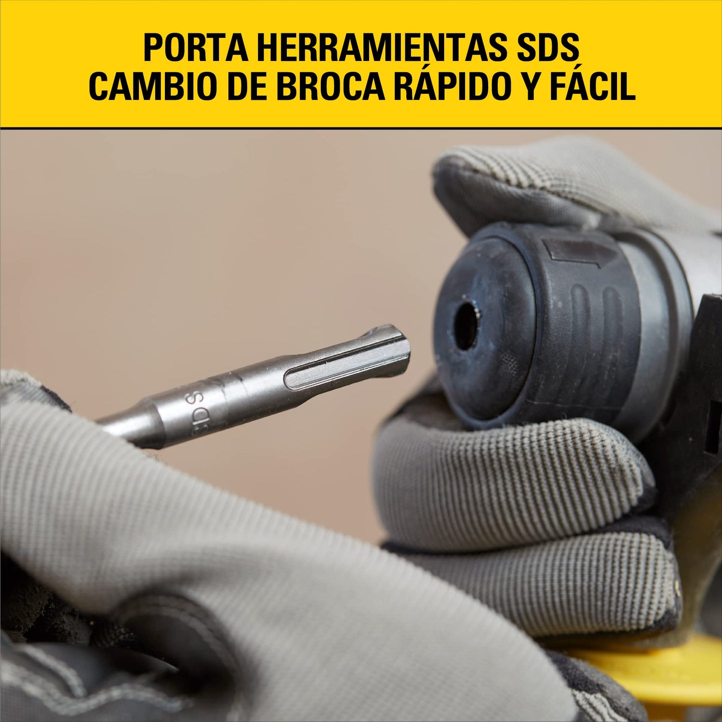 STANLEY Rotomartillo Inalámbrico 1-1/8" (22mm), Incluye Baterías, Cargador y Caja de Herramientas, SBH900M2K