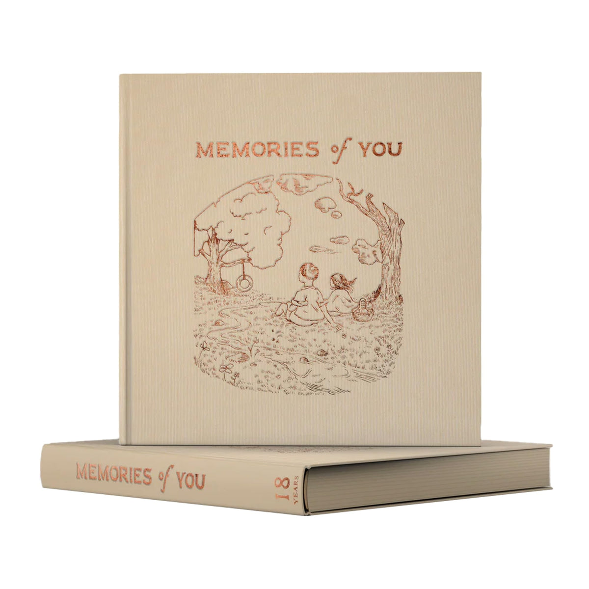 Libro de Memoria para Bebés Beating 50% Desde el Nacimiento Hasta los 18 Años con Indicaciones Guiadas y Espacios para Fotos