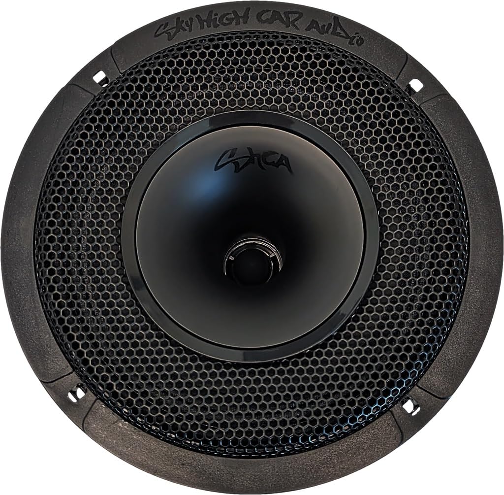 Altavoz Coaxial Delgado Sky High Car Audio SH-CX64SLIM 6.5 Pulgadas con Bocina de Driver de Compresión