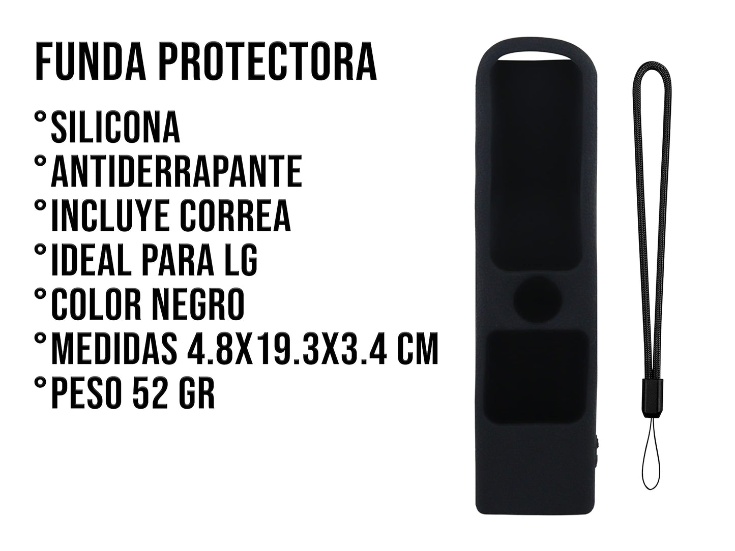 Funda para Control LG Magic MR21GA 2021 Silicon Smart 2022 MR22GR Magic MR22GA
