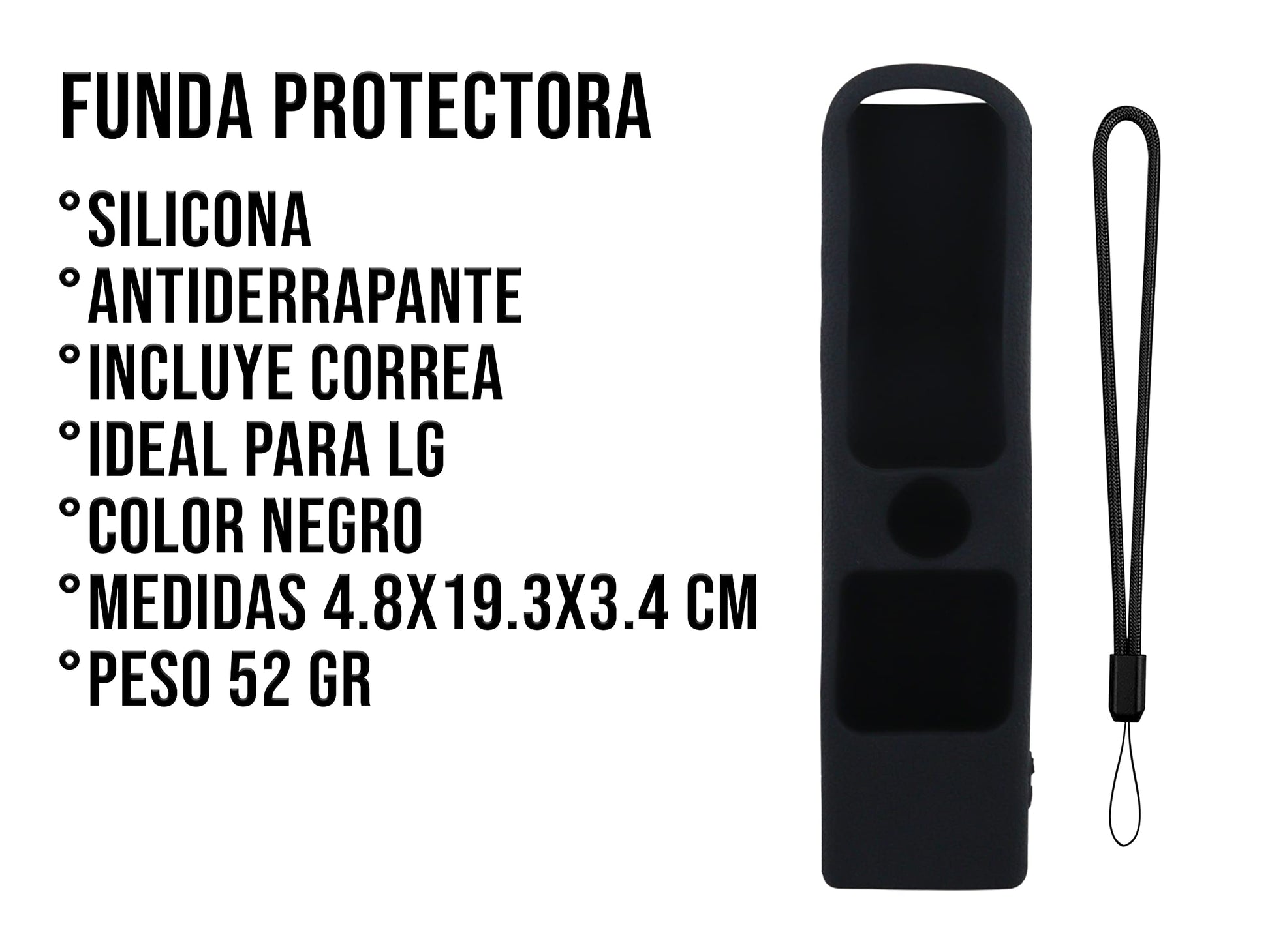 Funda para Control LG Magic MR21GA 2021 Silicon Smart 2022 MR22GR Magic MR22GA