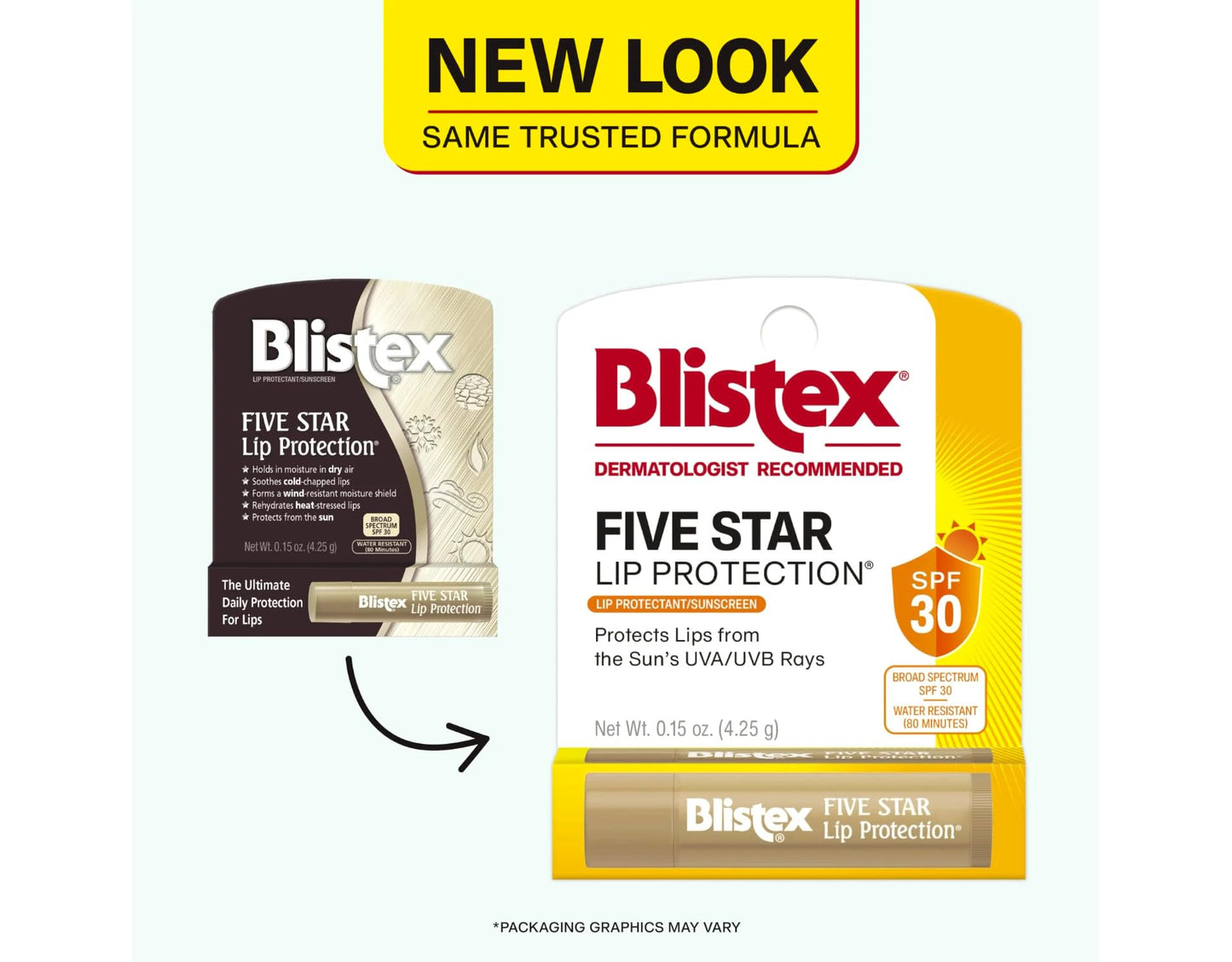 Blistex 5 Star Lip Protct Tamaño .15 oz, 3 unidades