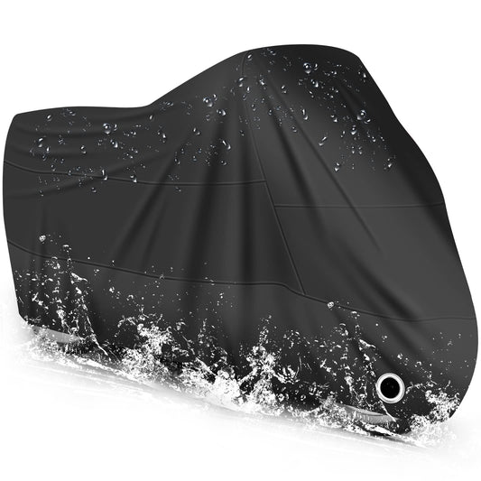 LIHAO Funda Moto 190T Cubierta Impermeable de Motos Funda Protectora Moto Resistente al Agua Polvo Viento y Anti-UV