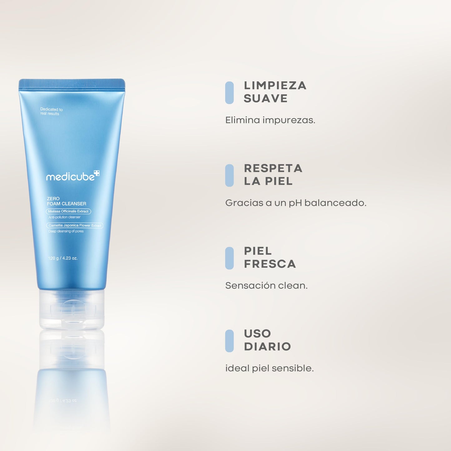 Zero Foam Cleanser by Medicube for Women - 4.23 oz Cleanser