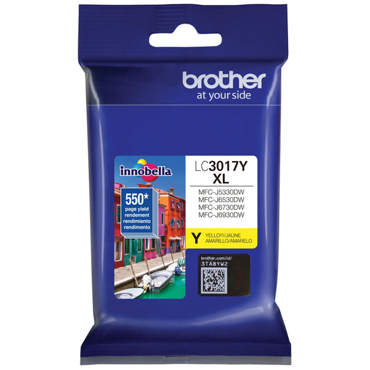 BROTHER - Cartucho de tinta amarilla de alto rendimiento LC3017Y