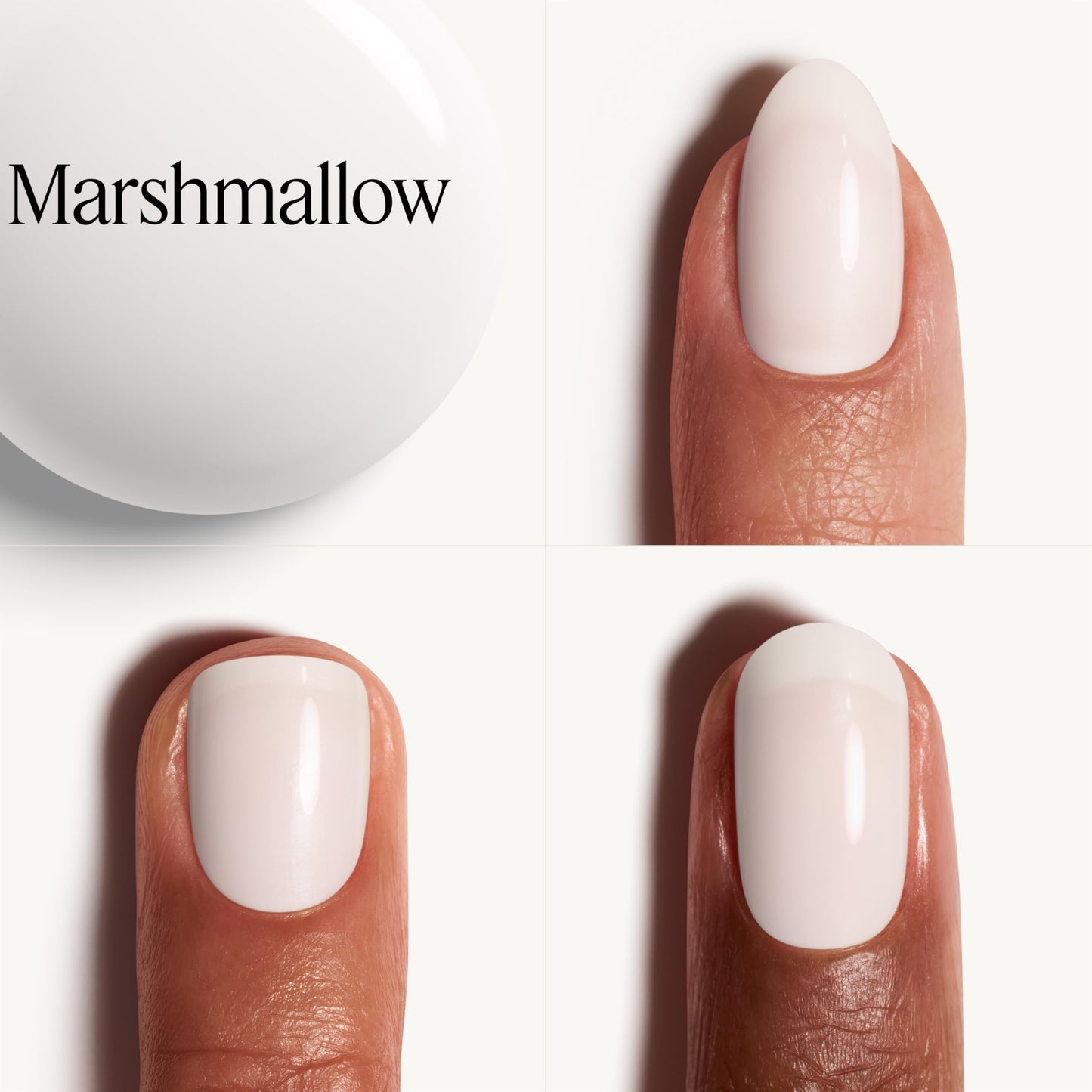 essie nail polish, marshmallow, sheer white nail polish, 0.46 fl. oz.