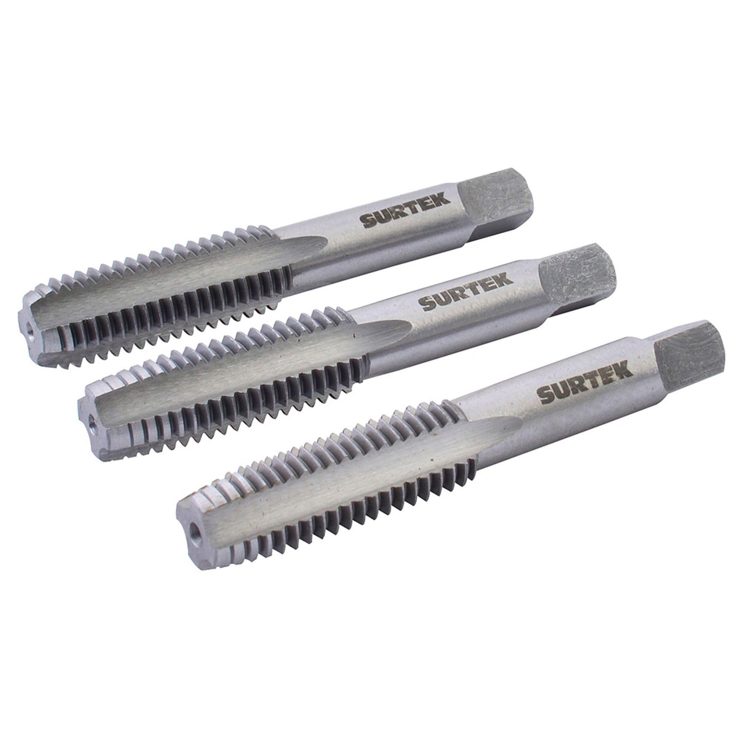 Juego de Machuelos Surtek Acero al Carbón 1/2"-13NC, 3 Piezas
