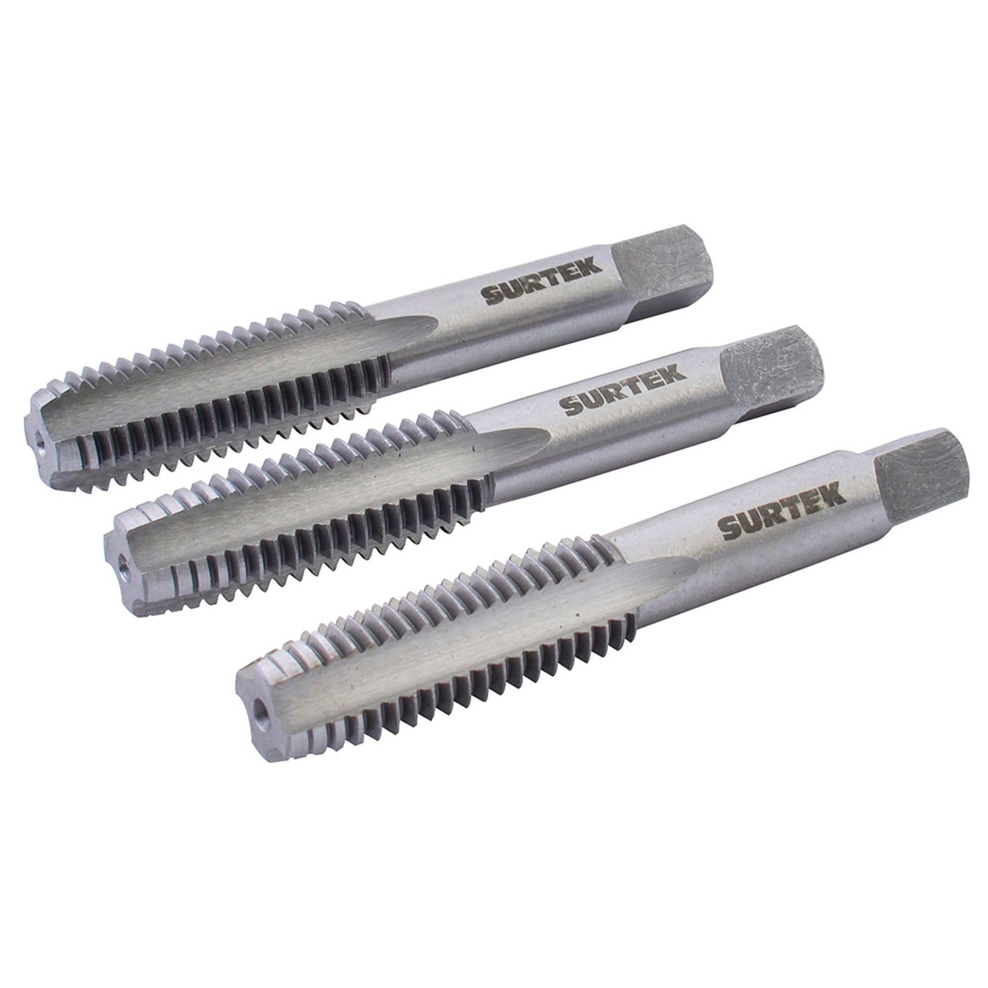 Juego de Machuelos Surtek Acero al Carbón 1/2"-13NC, 3 Piezas
