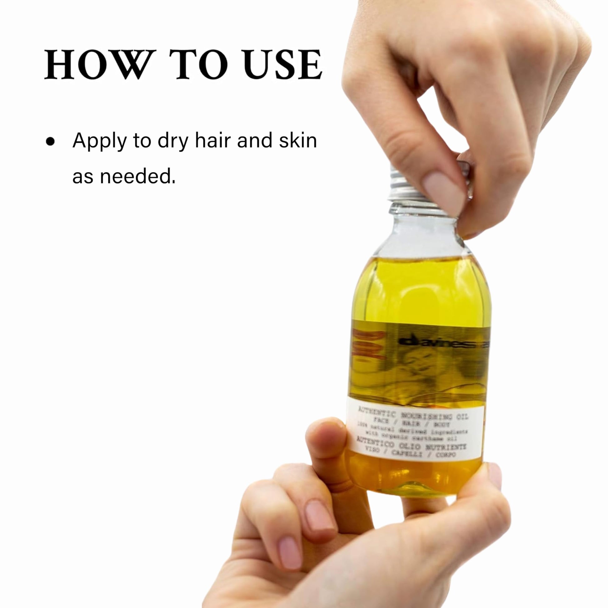 Davines Authentic Nourishing Oil, 4.73 Fl Oz