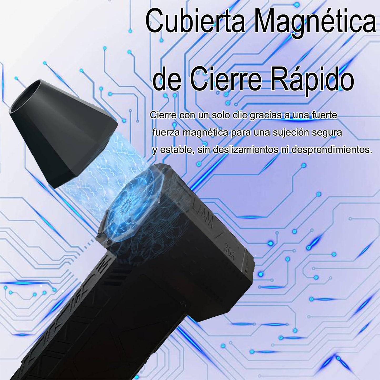 Sopladora de Aire, Sopladora de 3 Velocidades Ajustables, Soplador de Aire Recargable USB para Limpieza de Teclado, PC, Automóvil, Casa y Espacios Difíciles de Alcanzar