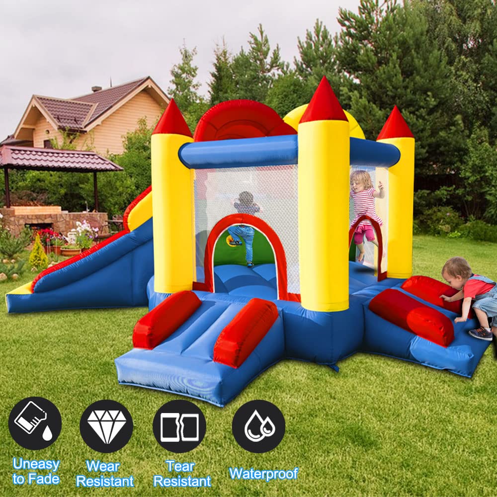 Casa Inflable Umbalir para Niños de 3 a 8 Años Multicolor Segura para Interiores y Exteriores