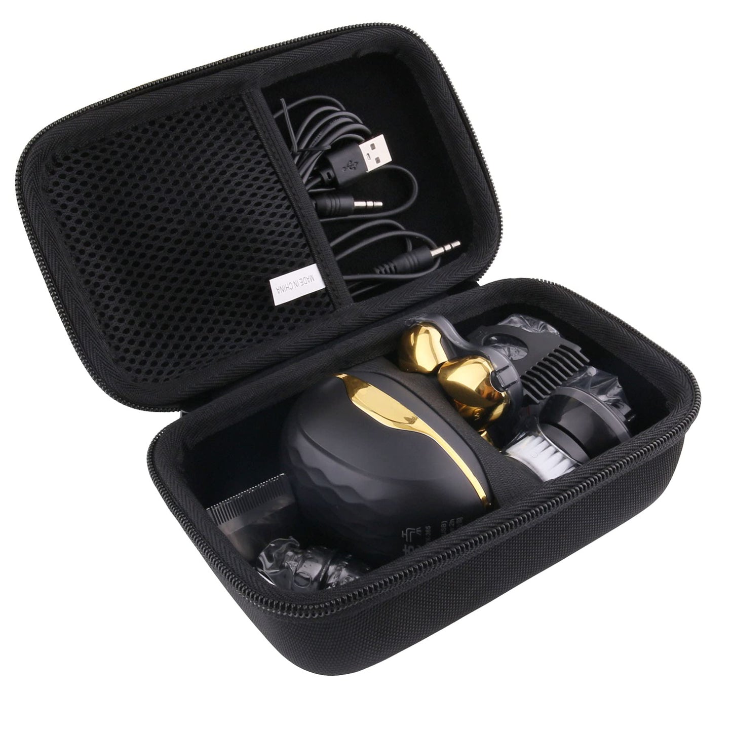 JINMEI Hard EVA Carrying Case Compatible with Men’s 5-in-1 Electric Head Shaver. (Storage Case)