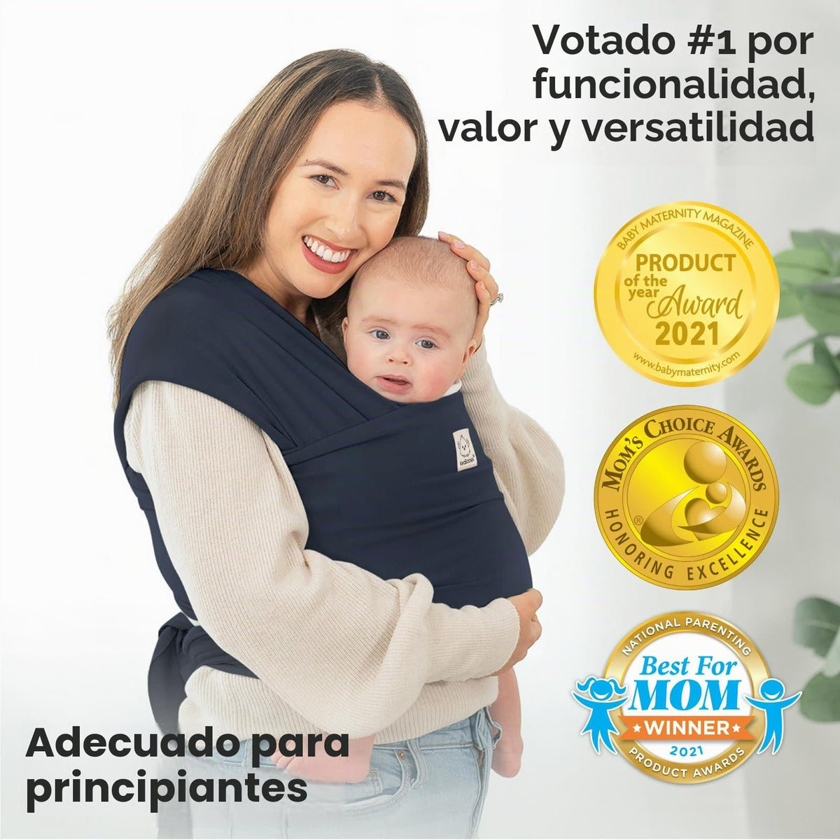 KeaBabies Portabebé desde el Nacimiento - Portabebés transpirables, portabebés para recién nacidos desde el nacimiento, portabebés para bebés recién nacidos, portabebés de manos libres para niños