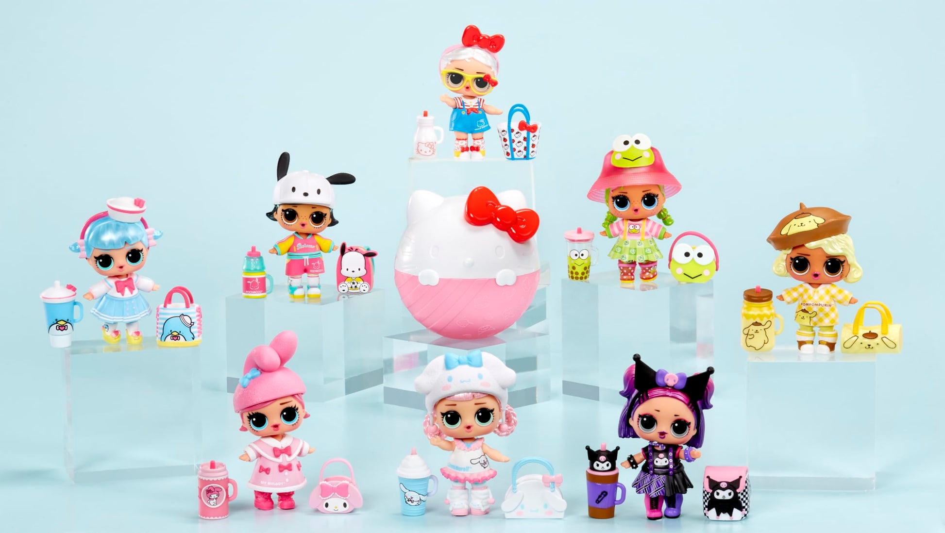 L.O.L. Surprise! Loves Hello Kitty and Friends - 1 muñeca con 7 sorpresas, Surtido Aleatorio, 8 peques de edición Limitada para coleccionar, Regalo Ideal para niños Mayores de 4 años
