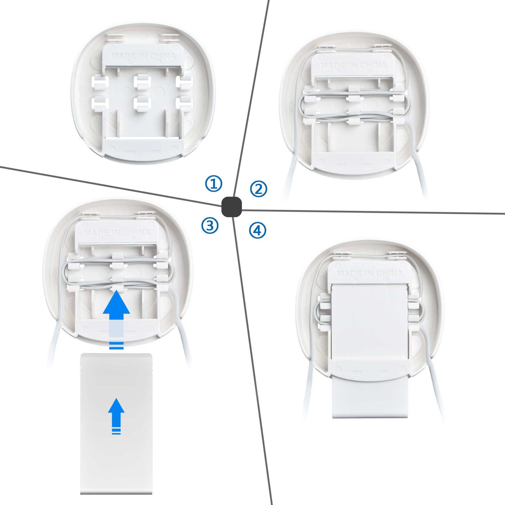 PETIMETI Soporte de Pared para Sistema WiFi de Malla TP-Link Deco S4, Deco M4, Deco P9 (2 Unidades)