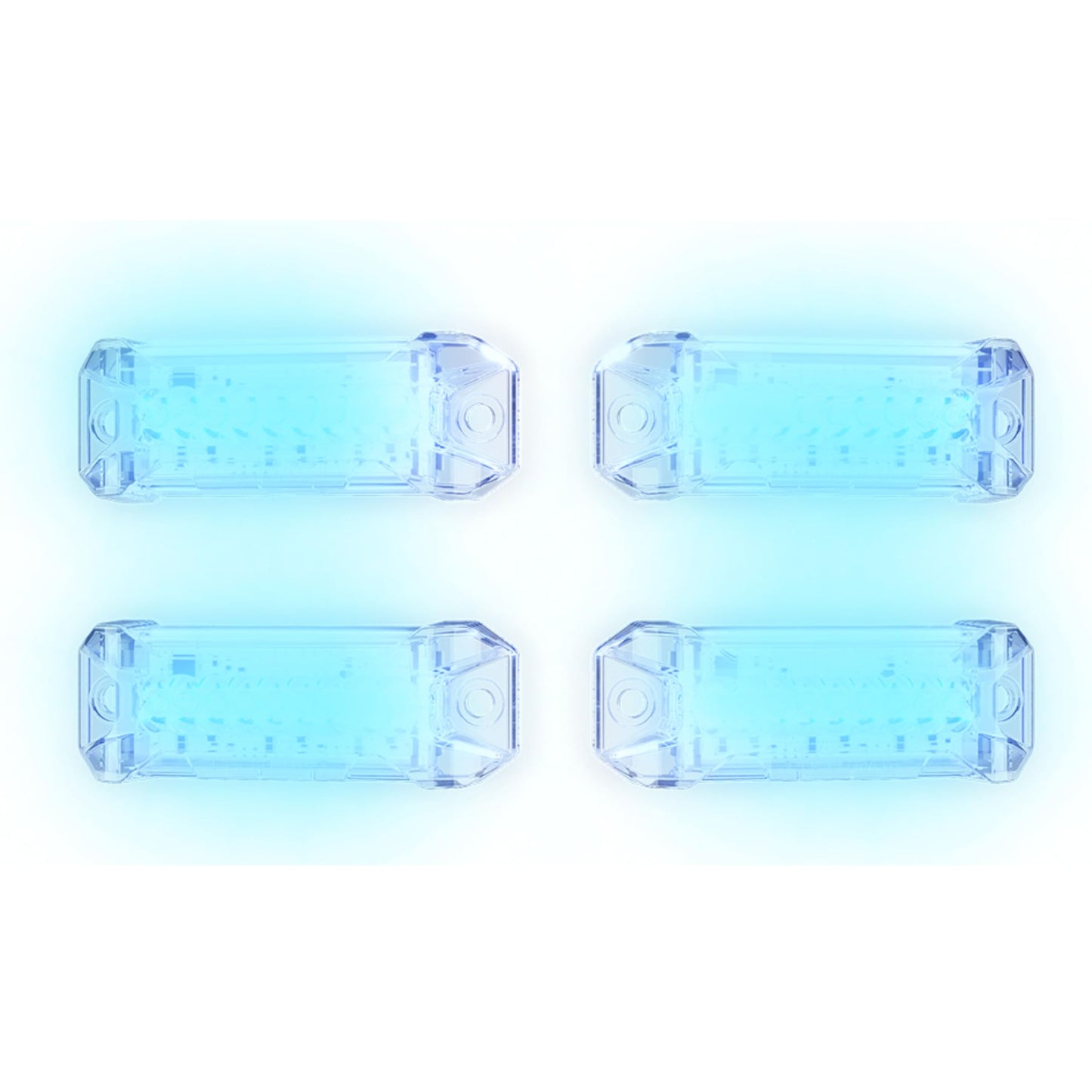 Stetsom Strobo - Luces LED RGB, 1 central + 4 cápsulas, audio para auto, decoración del hogar, compatible con tiras LED 2811, modo música, controlado por aplicación, Bluetooth, 2 canales, controla