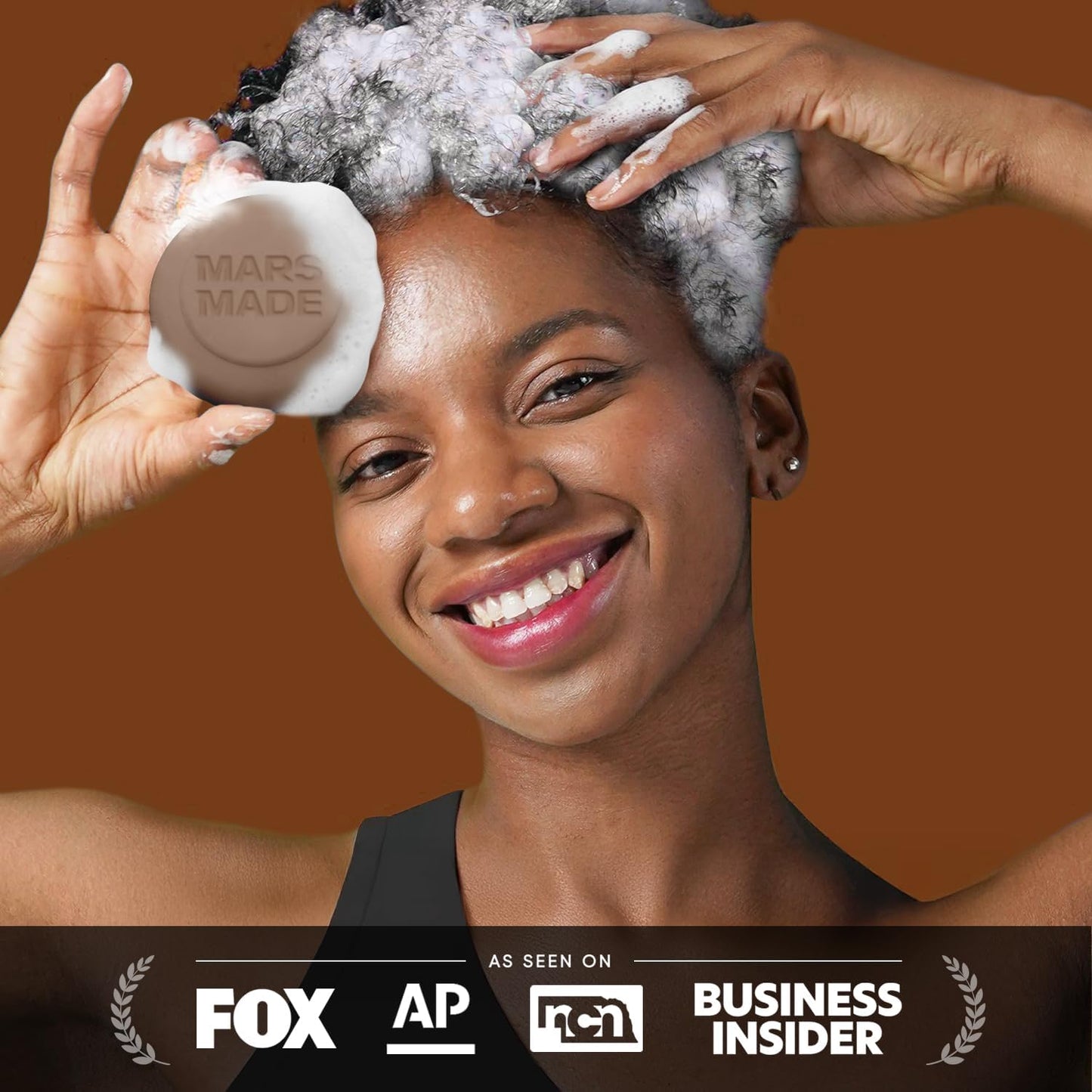Mars Made Barra de champú de aceite de jojoba 2.0 – Hidratante e hidratante en barra de jabón natural para el cabello para exceso de acumulación de aceite y nutrición del cuero cabelludo