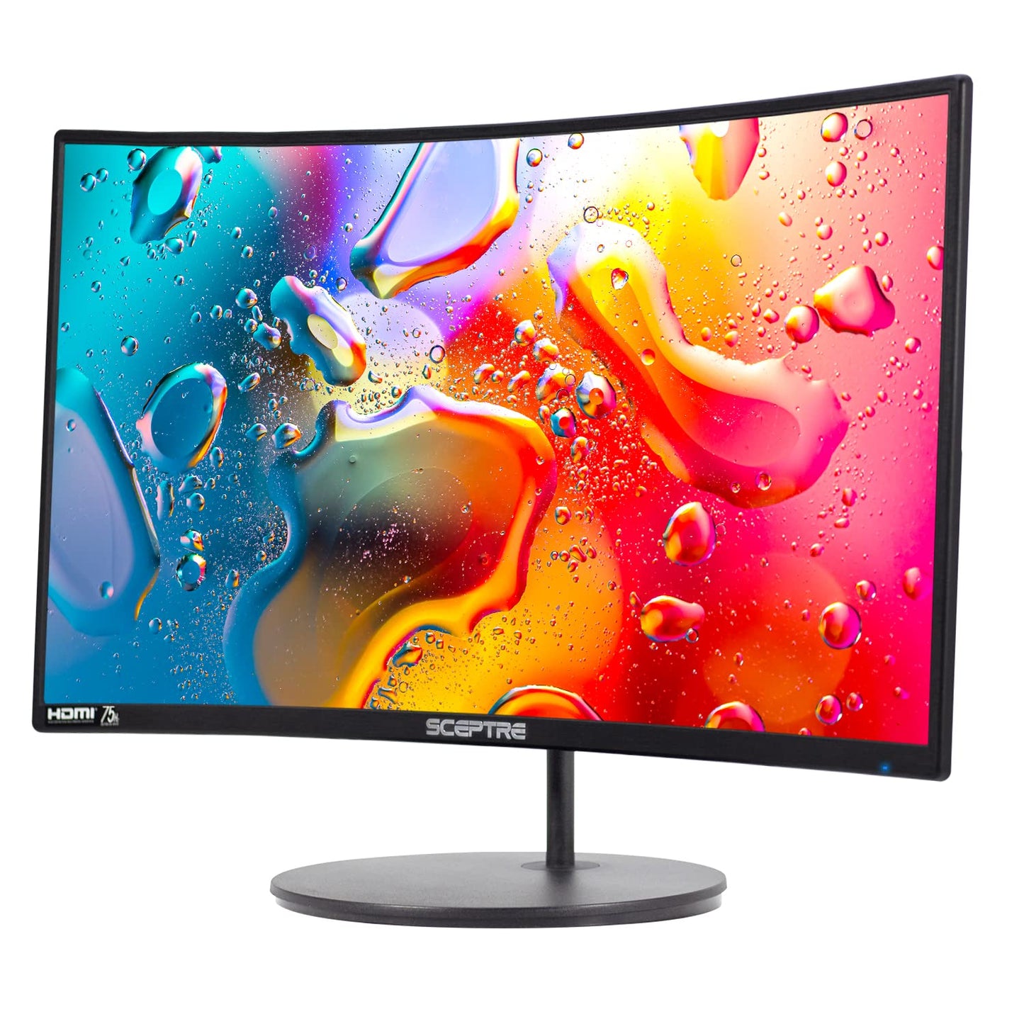 Monitor Gaming Curvo Sceptre Negro 24 Pulgadas 1080p R1500 sRGB 98%