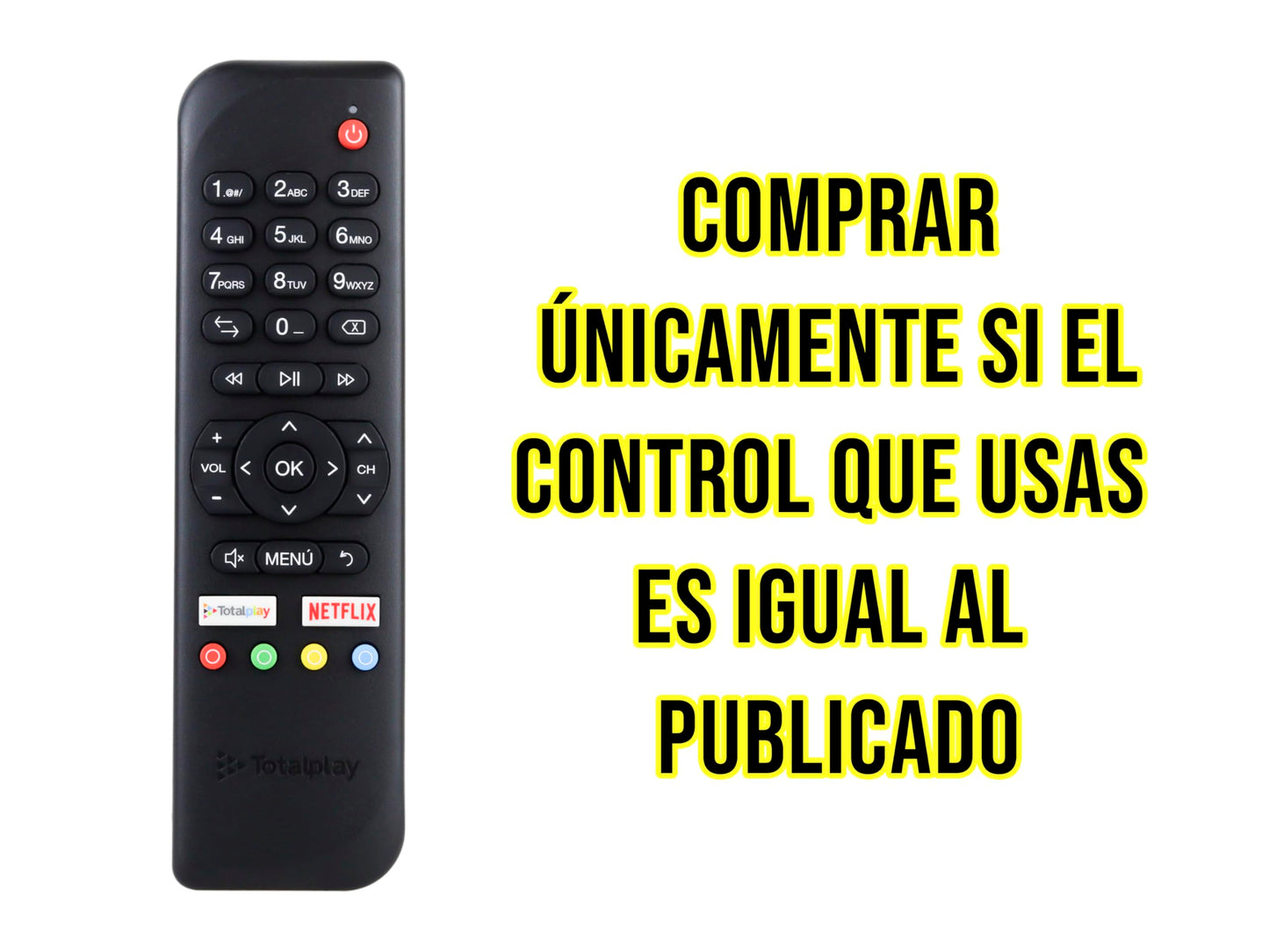 Control Remoto Control Total Play Smart Original Cable