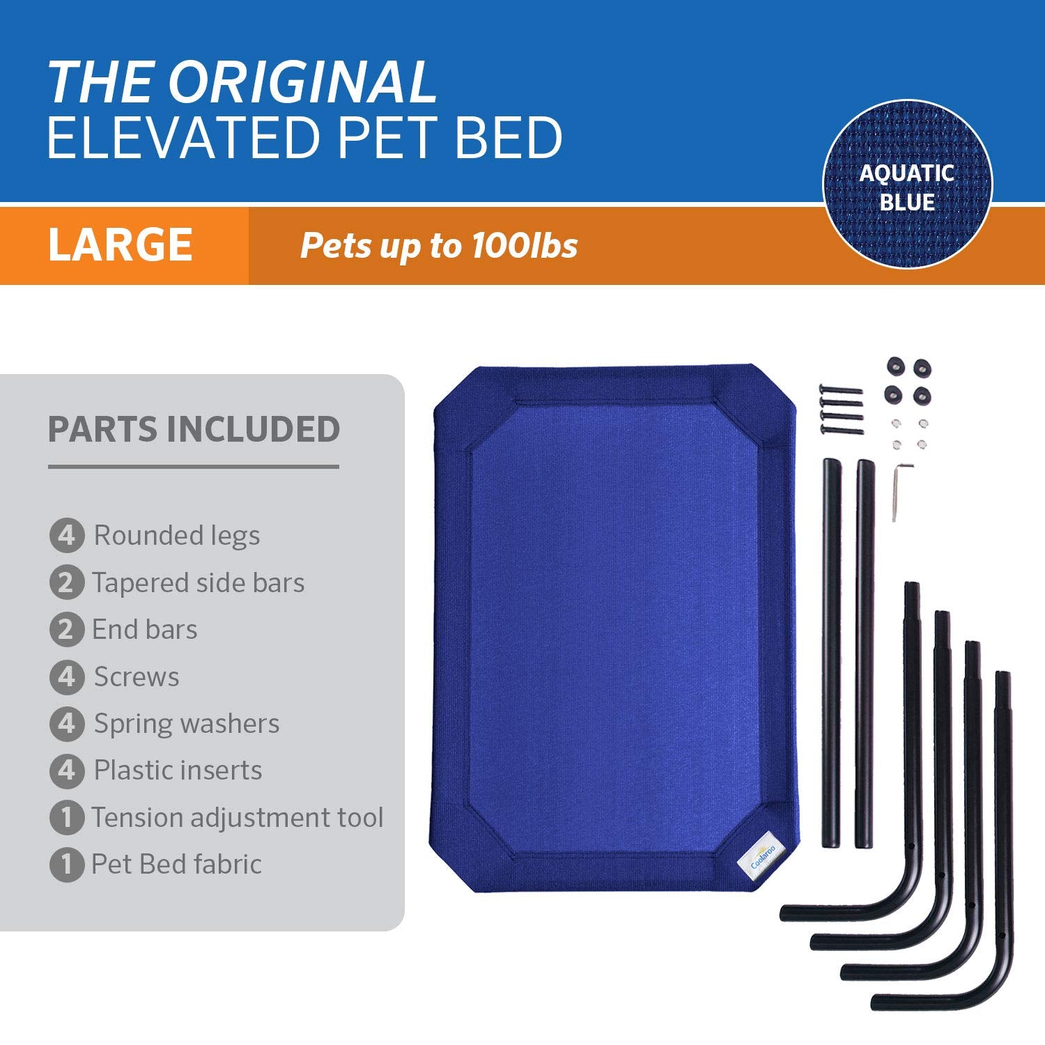 Coolaroo The Original - Cama elevada para Mascotas
