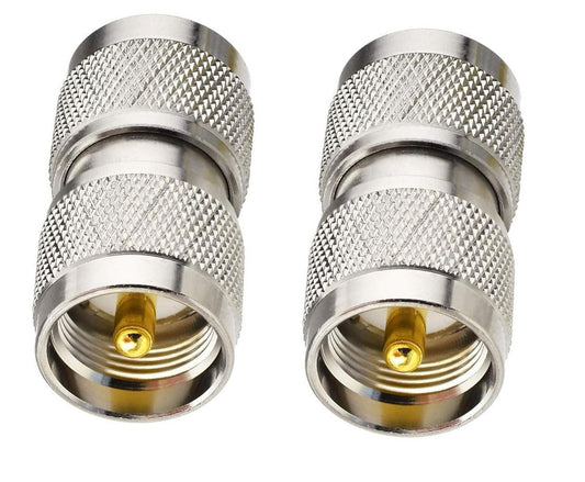 Adaptador Coaxial RF DHT Electronics UHF PL-259 Pack de 2