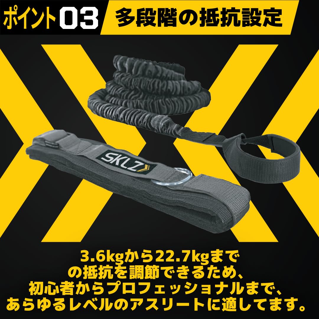 Entrenador Dinámico de Resistencia SKLZ Recoil 360 Multideporte con Bungee