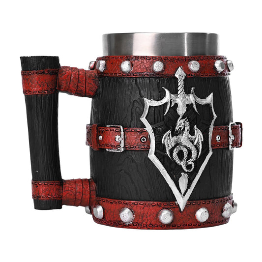 Taza Medieval Vintage De Barril De Madera De Imitación De 600 Ml para Hombre