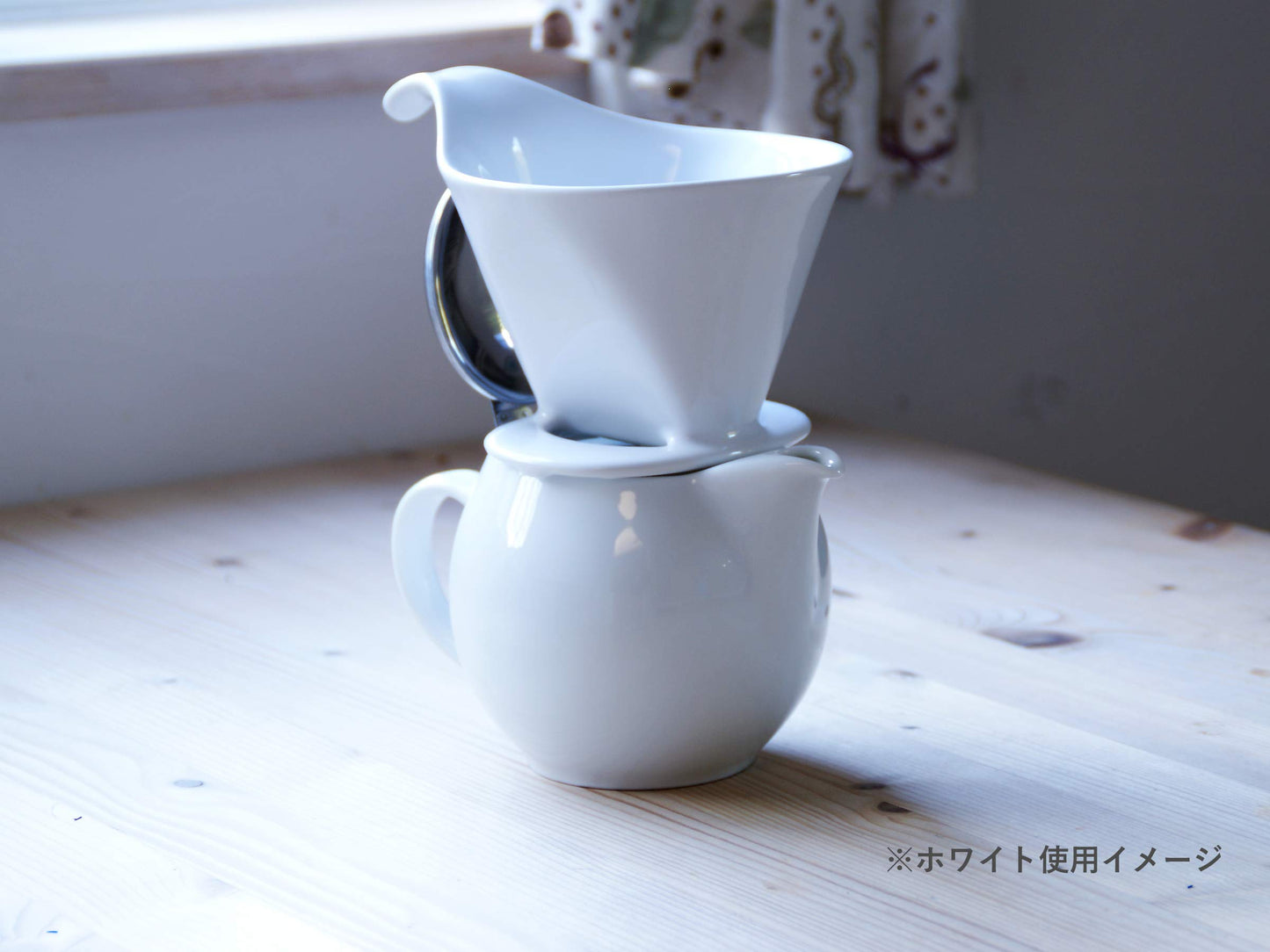 Bee House Ceramic Coffee Dripper - Large - Drip Cone Brewer by Bee House