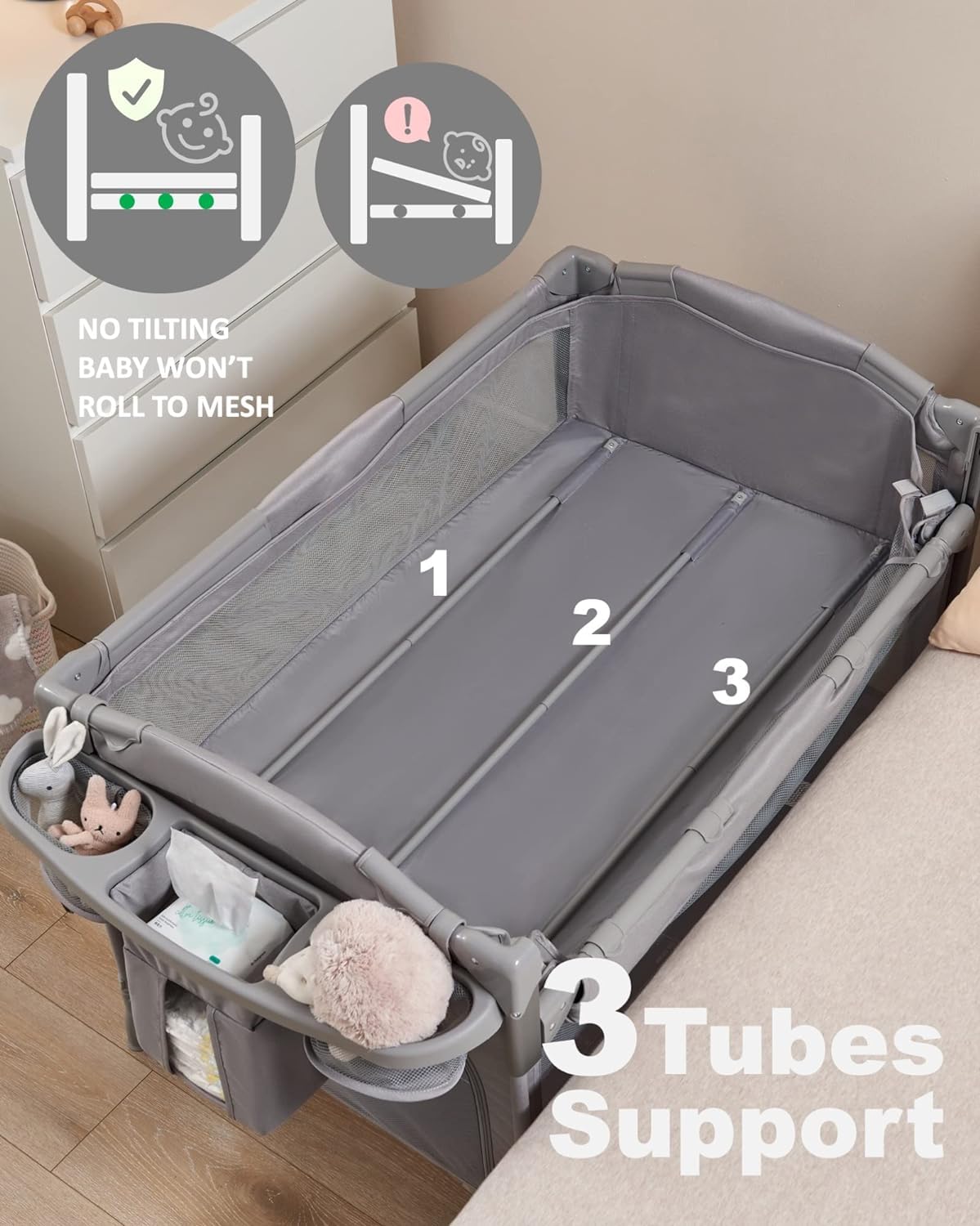 BEKA 4 en 1 cuna para bebé, cuna de noche, 4 funciones, cuna de noche, cuna de bebé, cuna para dormir, cuna, cuna, cuna, cuna, cuna, cambiador, cuna para bebé recién nacido