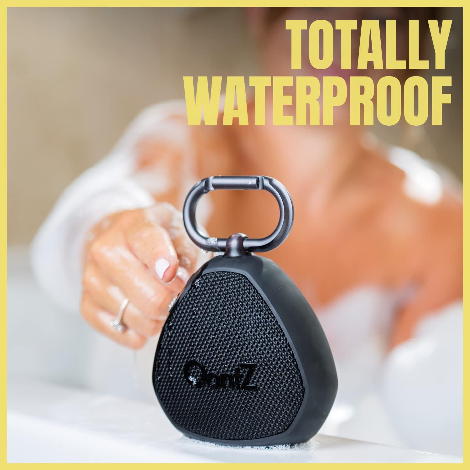 OontZ - Altavoz Bluetooth inalámbrico portátil con mosquetón, 12 W IPX7 Impermeable al Aire última intervensión