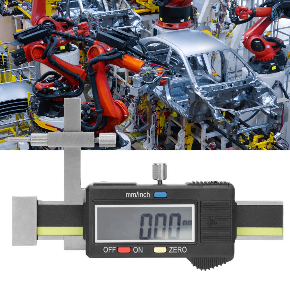 Digital Gap Step Acero Inoxidable Plane Gap Ruler Herramienta de Medida para Herramientas de Marcado de Construcción