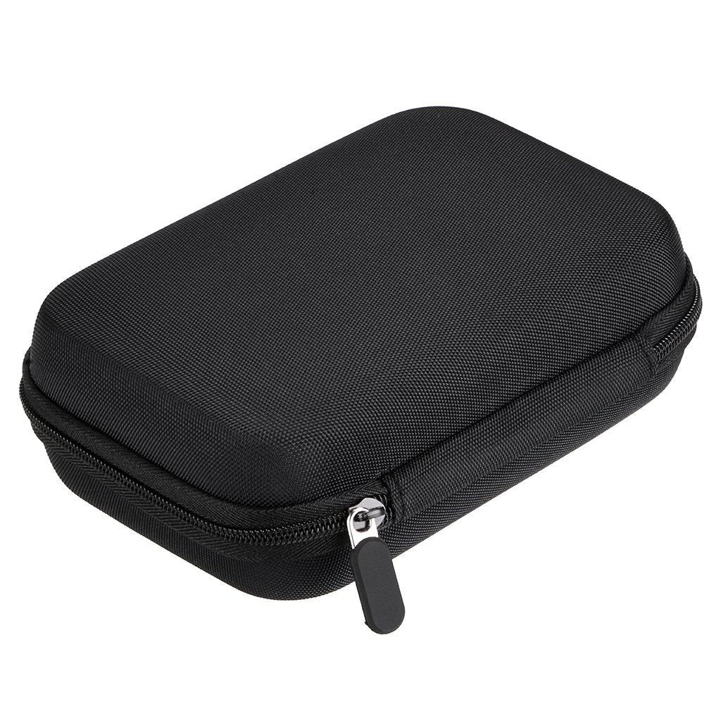 Hipiwe Hard Shell Essential Oil Carrying Case Holds 12 Bottles (Can hold 5ml, 10ml, &10ml Rollers) Travel Size Essential Oils Bag Organizer Perfect for Young Living, doTERRA, and more (Black)