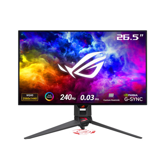Monitor Gaming ASUS ROG Swift 27 Pulgadas 1440P OLED QHD 240Hz 0.03ms para Hombre