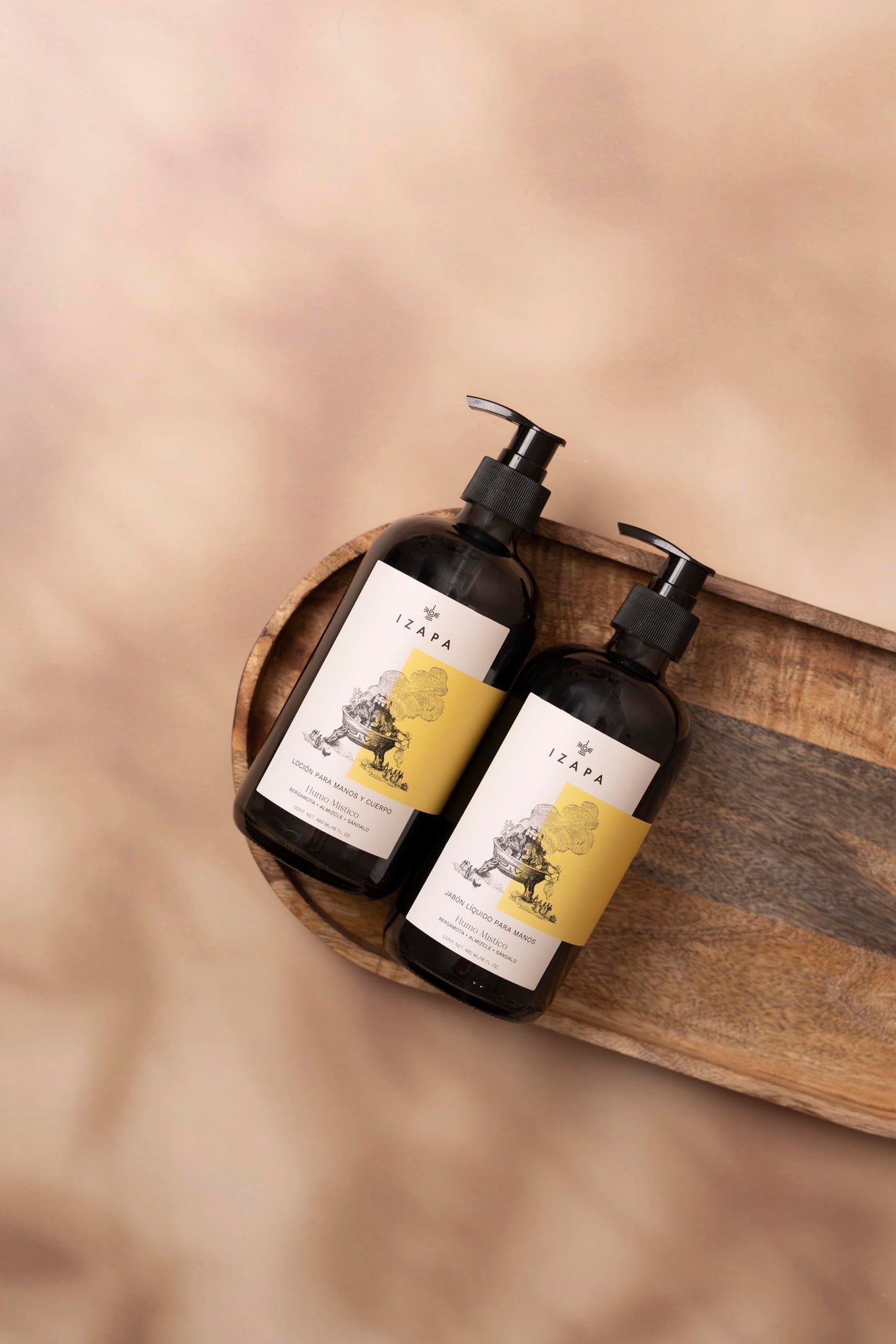 IZAPA Humo Místico Jabón Líquido para Manos 480 ml con Aceite de Jojoba Humectante