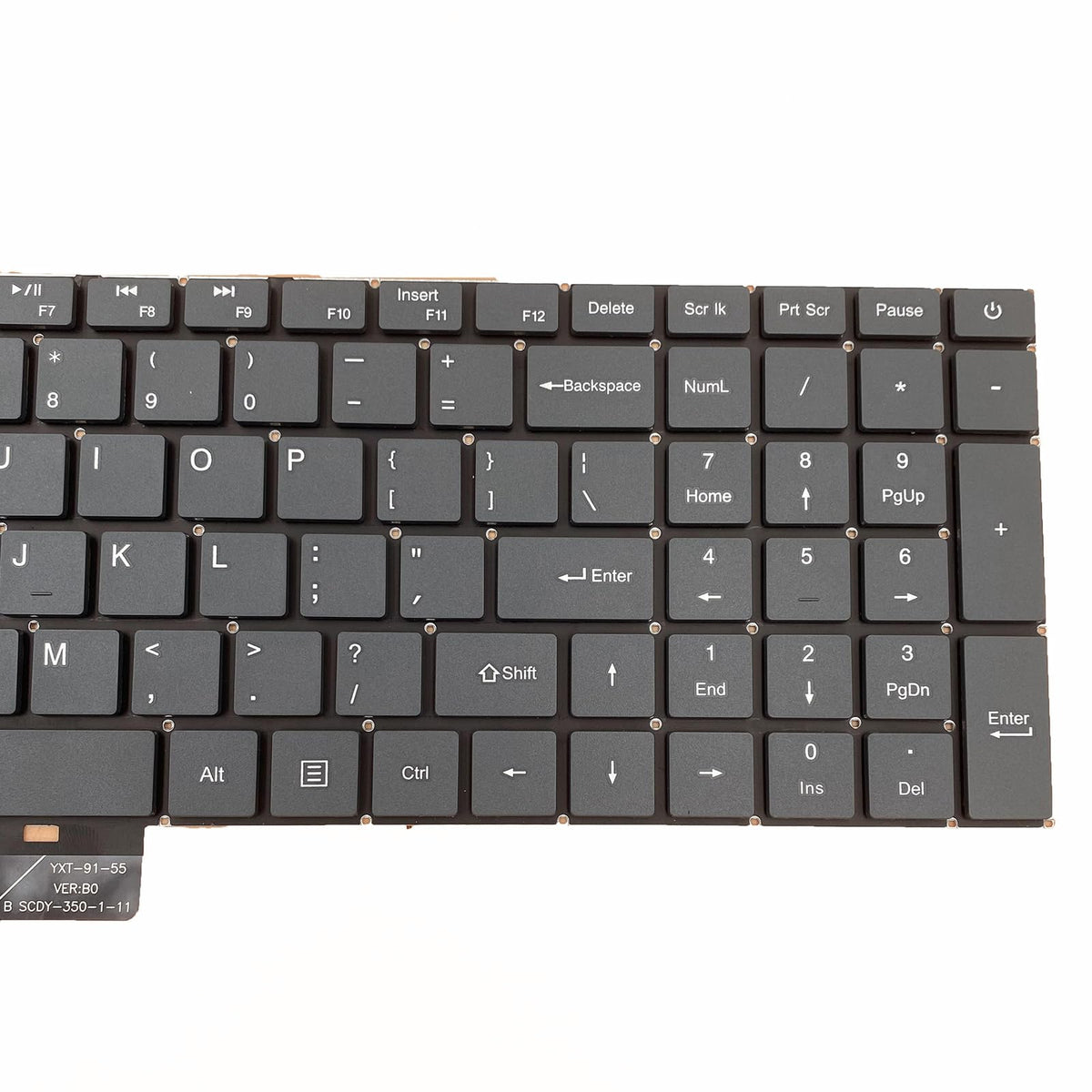 Teclado de Repuesto Siakoocty Negro para Portátil GWNR71517 15.6 Estándar Inglés