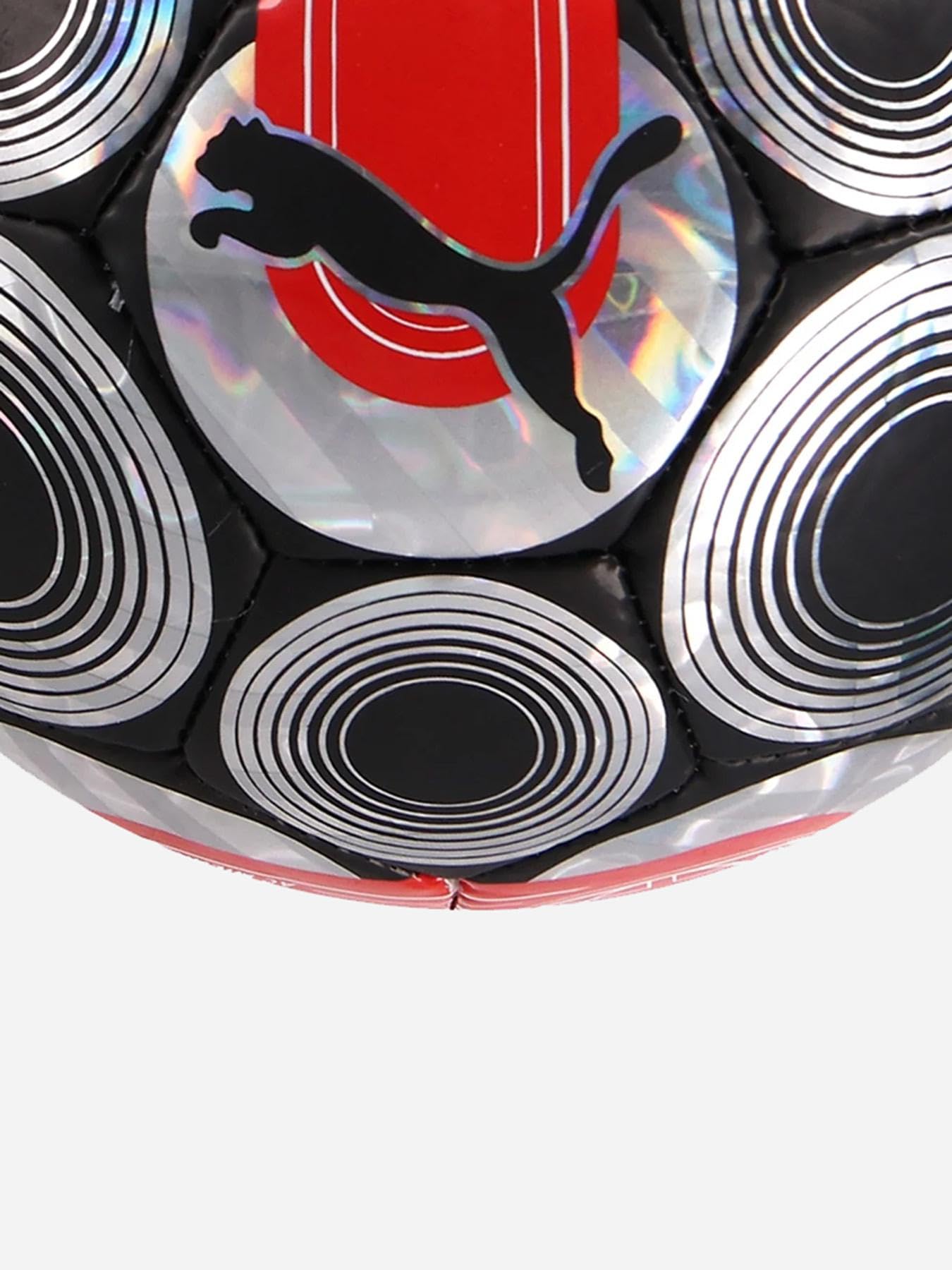 Balón PUMA ACM Negro Rojo Talla 5 Unisex