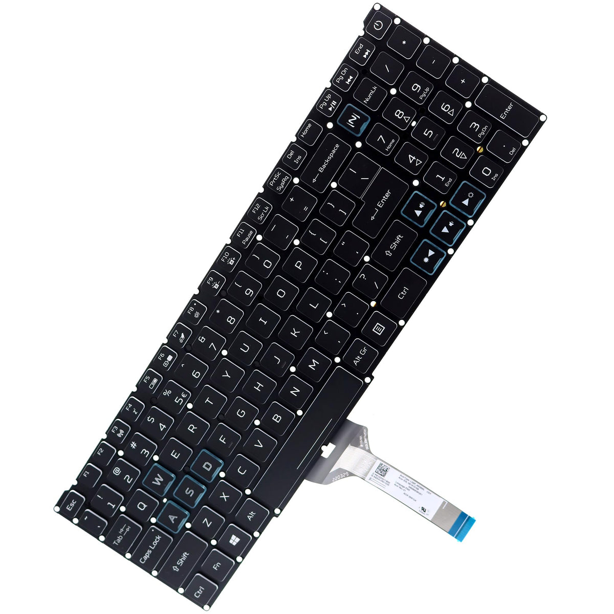 Teclado Retroiluminado Deal4GO Negro RGB Repuesto para Acer
