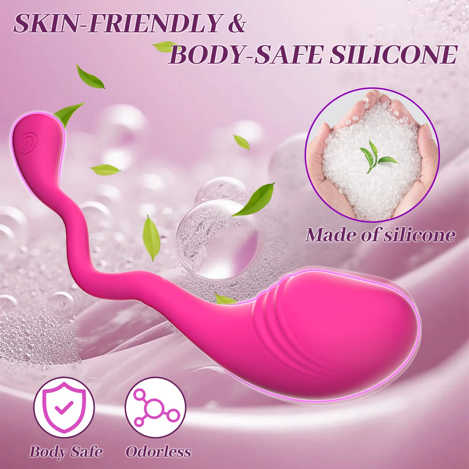 Vibrador Silencioso Impermeable de Alta Calidad en Miniatura y Suave para Mujer